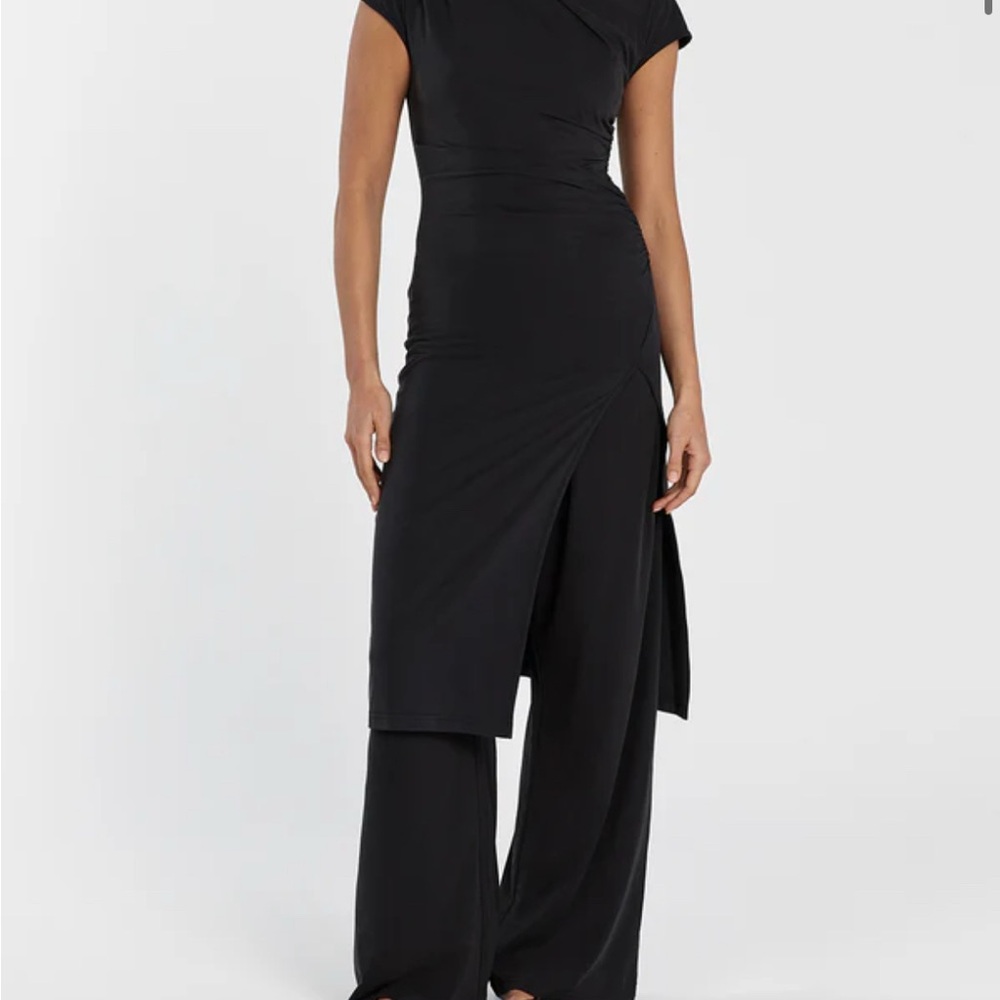 Dissh Rio tunic top & pants set - charcoal
